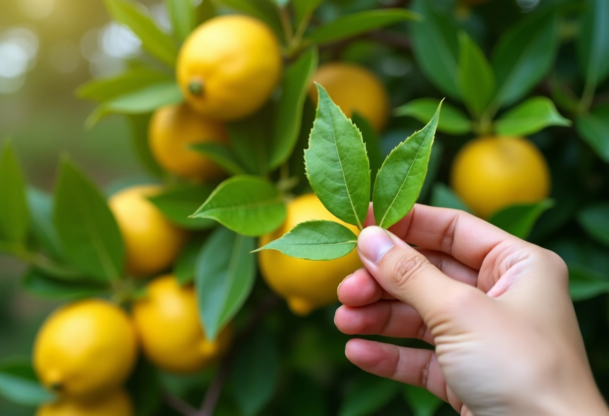 citronnier feuilles