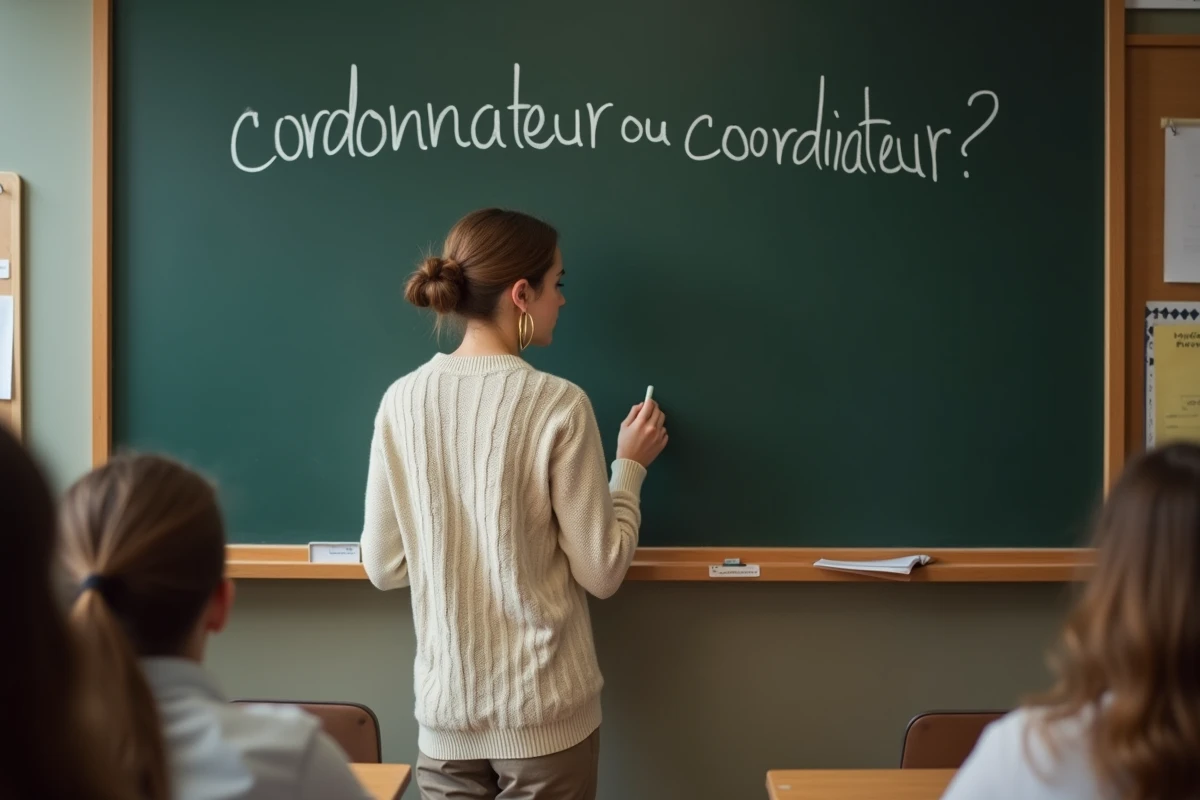 Jeune femme écrivant sur un tableau en classe universitaire